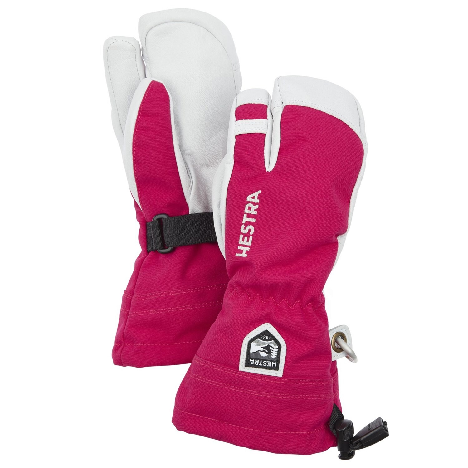 

Рукавицы Hestra Army Leather Heli Ski Jr, розовый