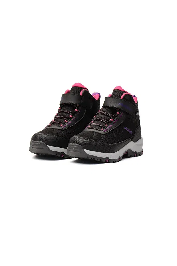 Детские ботинки для девочек из искусственной кожи Hummel, Black — фото 4