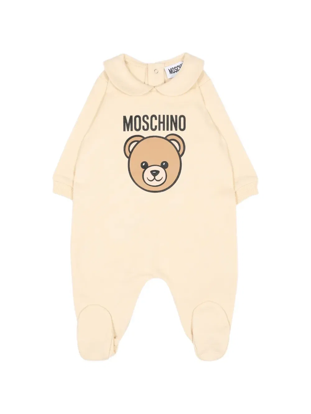 Комплект боди Teddy Bear из трех предметов Moschino Kids, бежевый — фото 2
