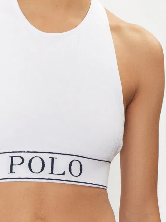Топ-бюстгальтер Polo Ralph Lauren, белый — фото 4