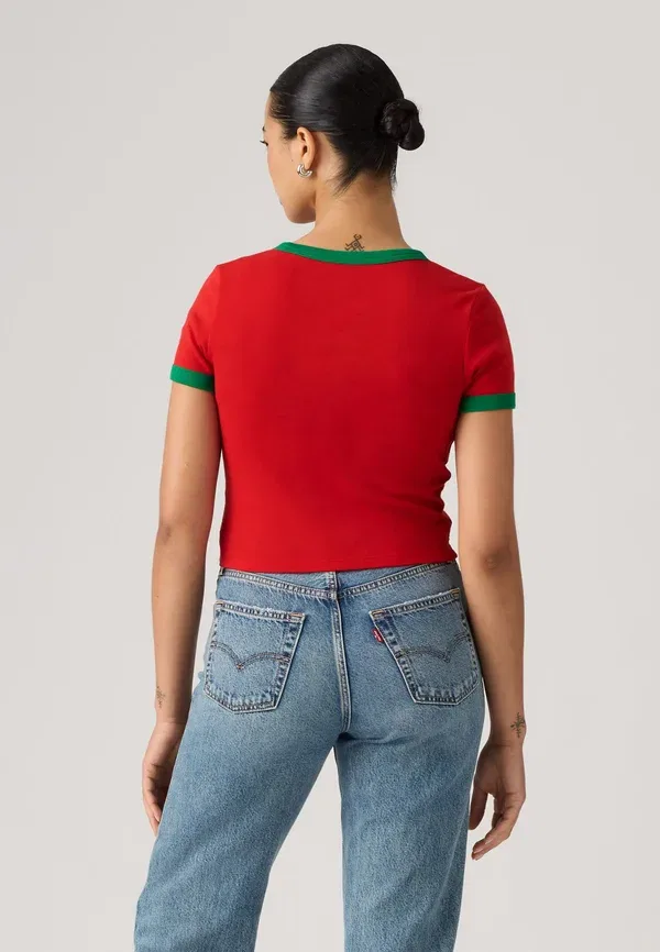 Футболка с принтом "футбольный рингер" Levi'S, мультиколор — фото 2