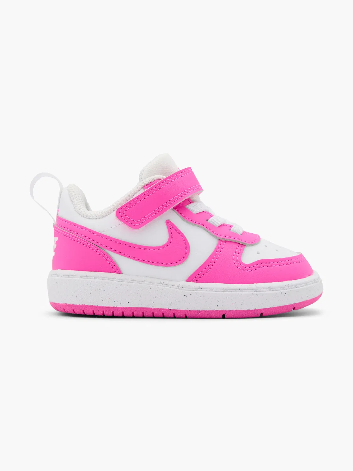 Детские кроссовки с эластичной шнуровкой Nike COURT BOROUGH LOW RECRAFT TD, цвет Fuchsia