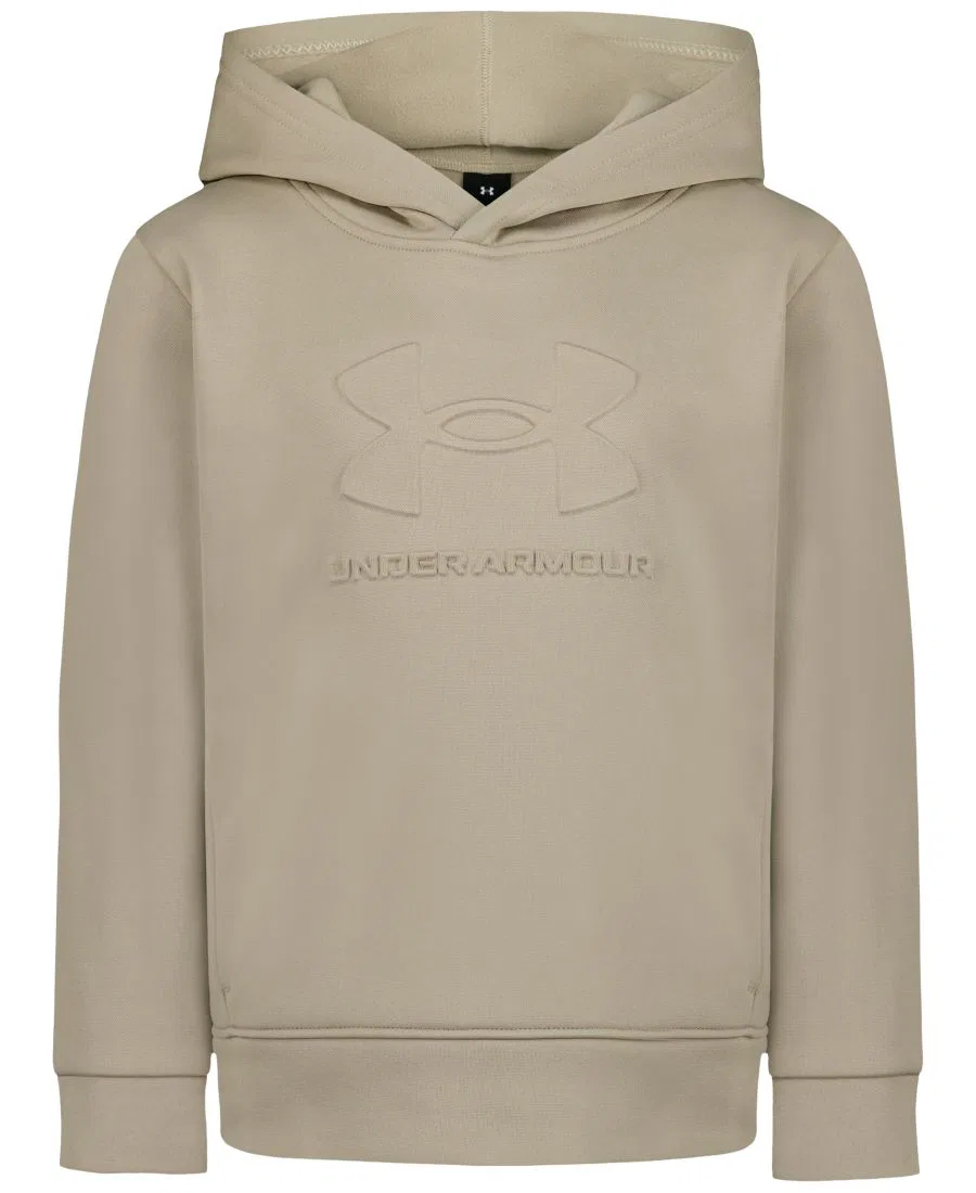 Худи из пике-флиса с длинным рукавом Under Armour, Timberwolf Taupe