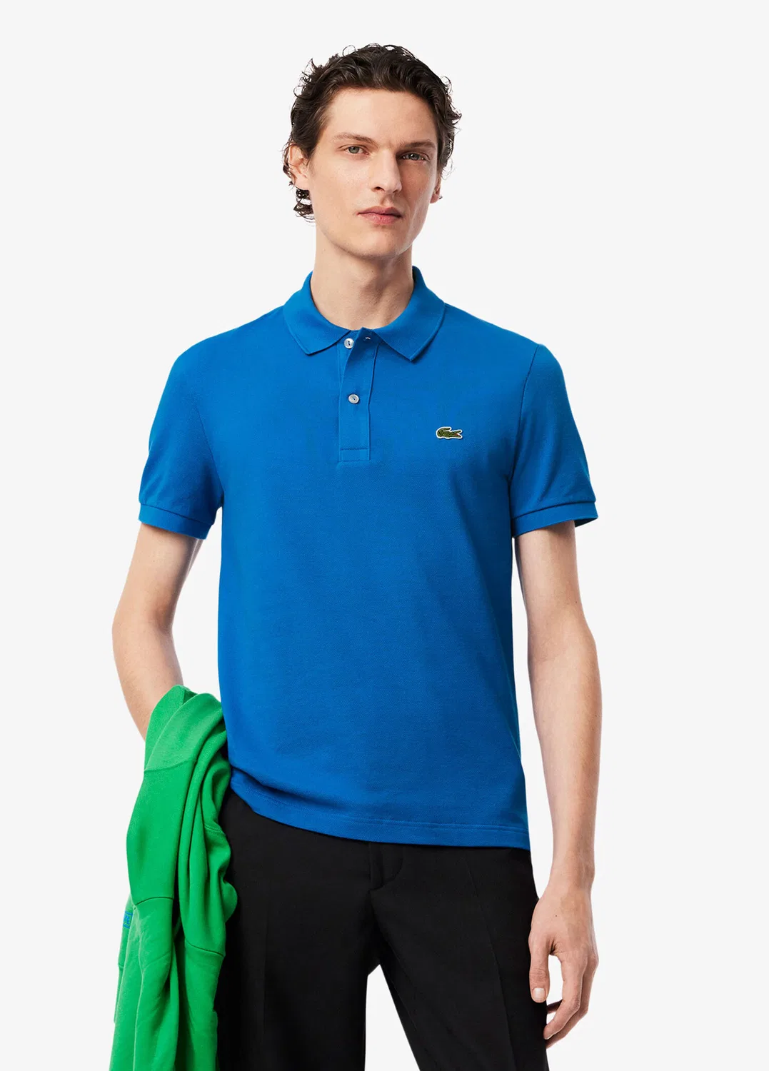 Поло Lacoste L.12.12 Slim Fit, Mavi-3D3