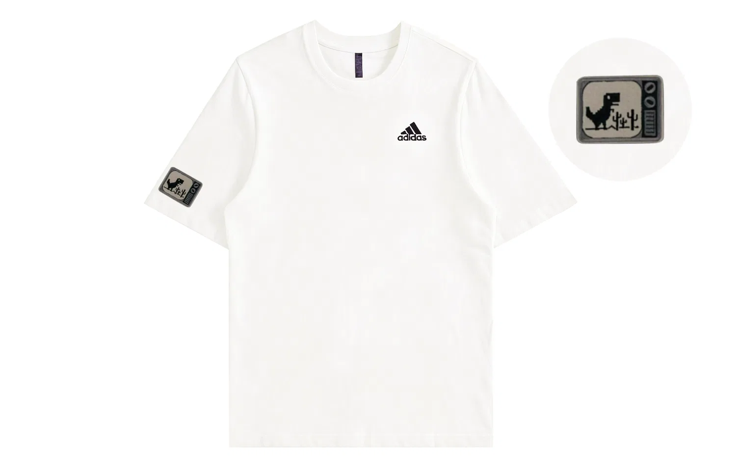 Футболка оверсайз с логотипом Adidas MUST HAVES, Белый — фото 4