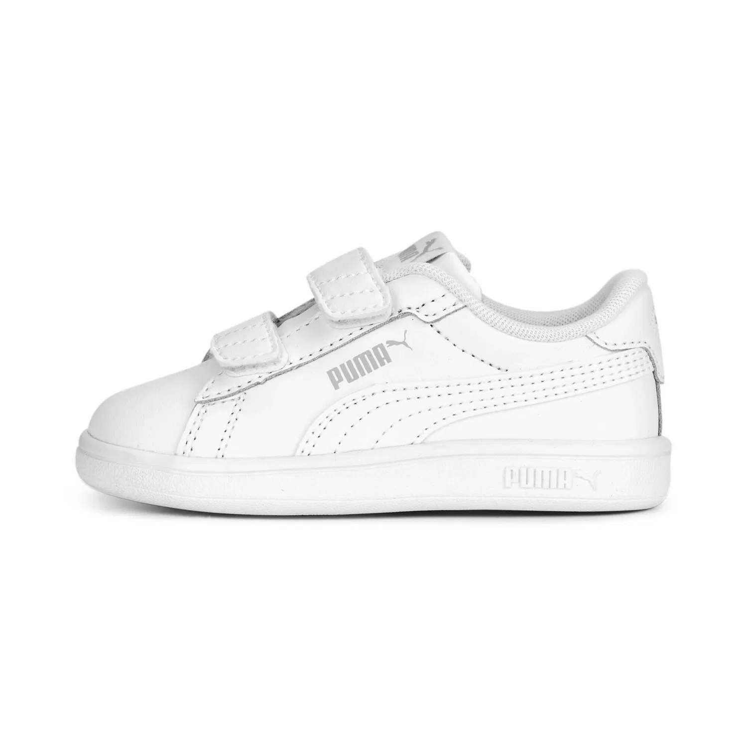 Детские кеды Smash 3.0 Puma, Weiss Grau — фото 3
