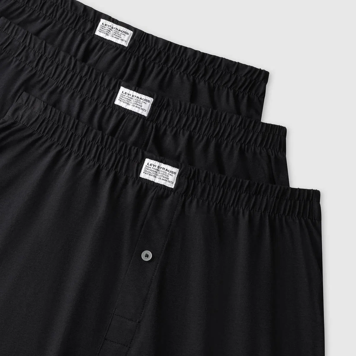 Свободные боксеры (3 шт.) Levi's, Black Combo — фото 4