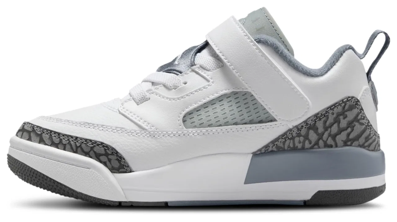 Кроссовки для мальчиков Spizike Low Jordan, цвет Cool Grey/White/Anthracite — фото 2
