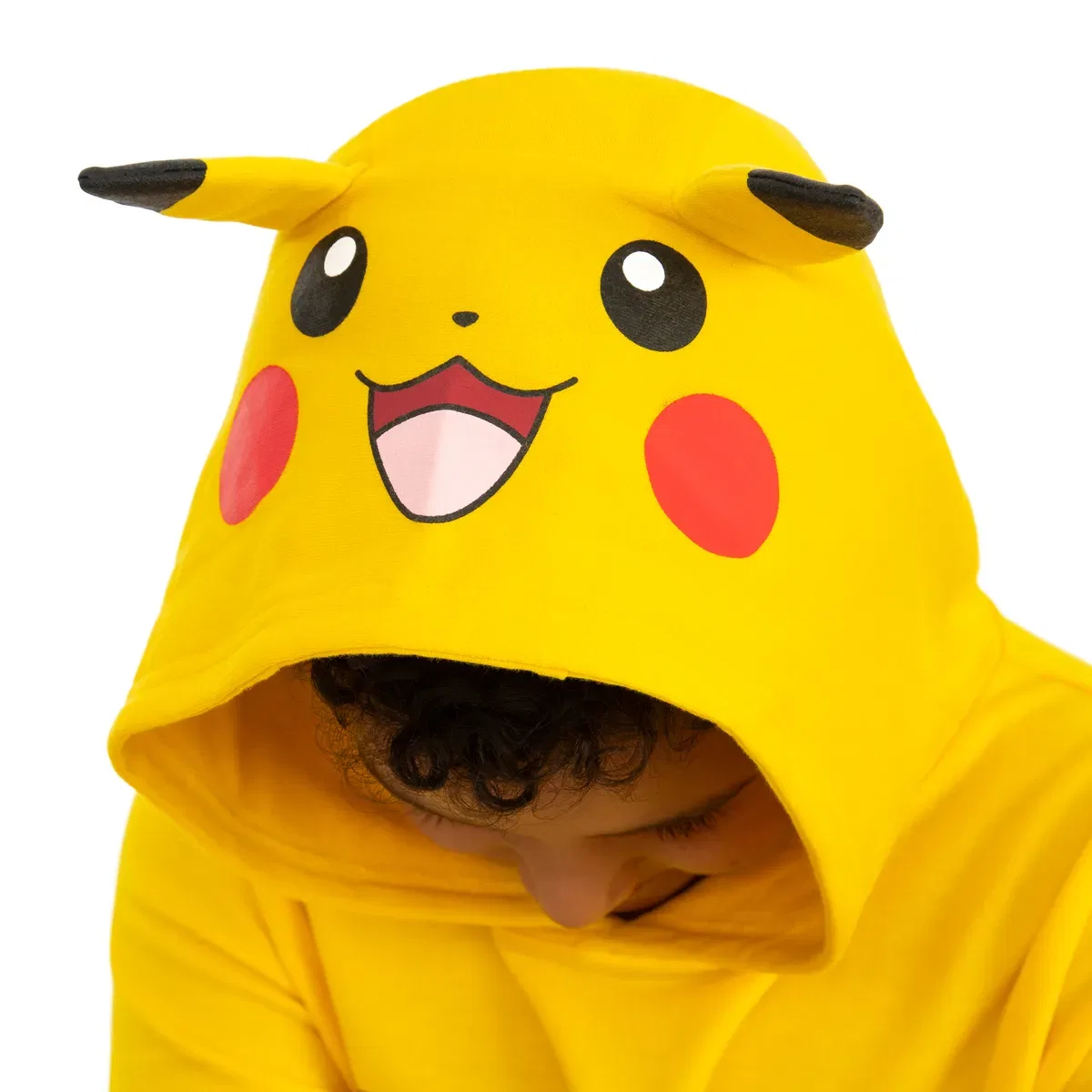 Худи с 3D-ушами Pikachu Pokemon, Yellow — фото 4