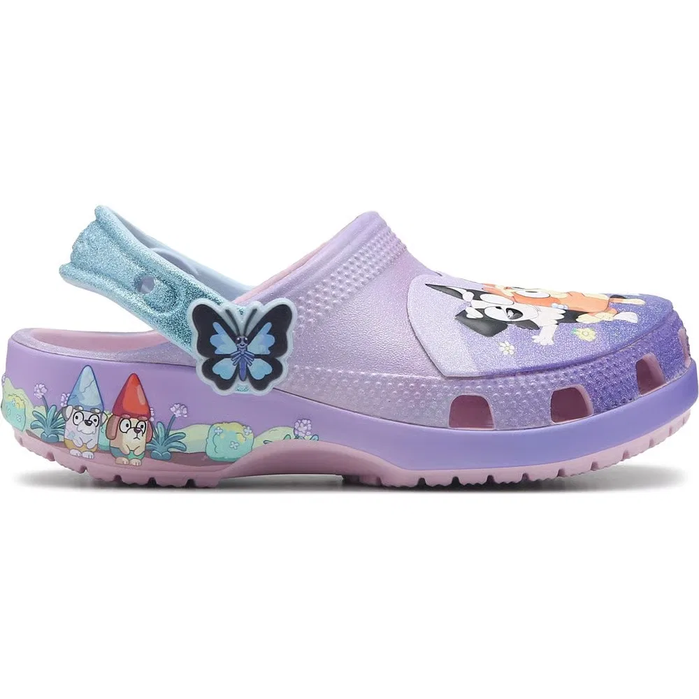 Детские классические сабо Disney Bluey Crocs, Lavender — фото 2