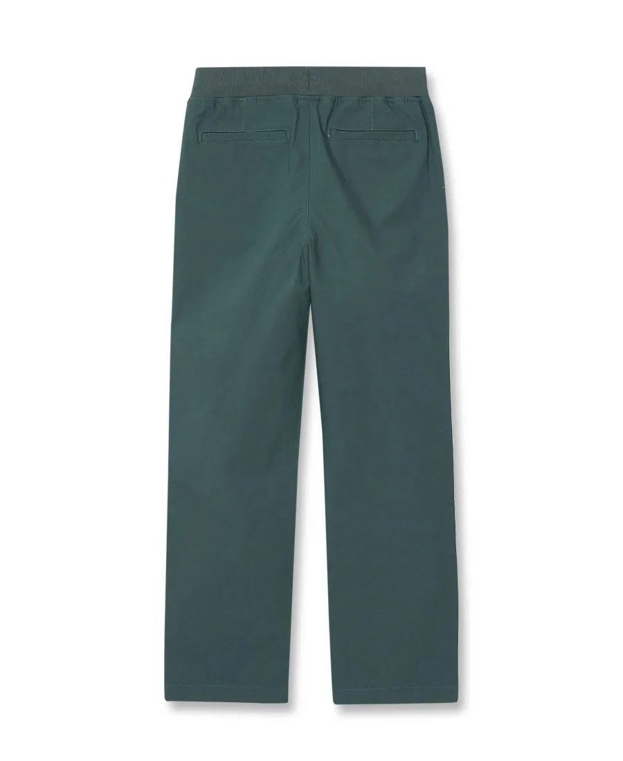 Штаны с укрепленными коленями Boys Iron Knee Pull On Pants Lands' End, Dark Forest — фото 2