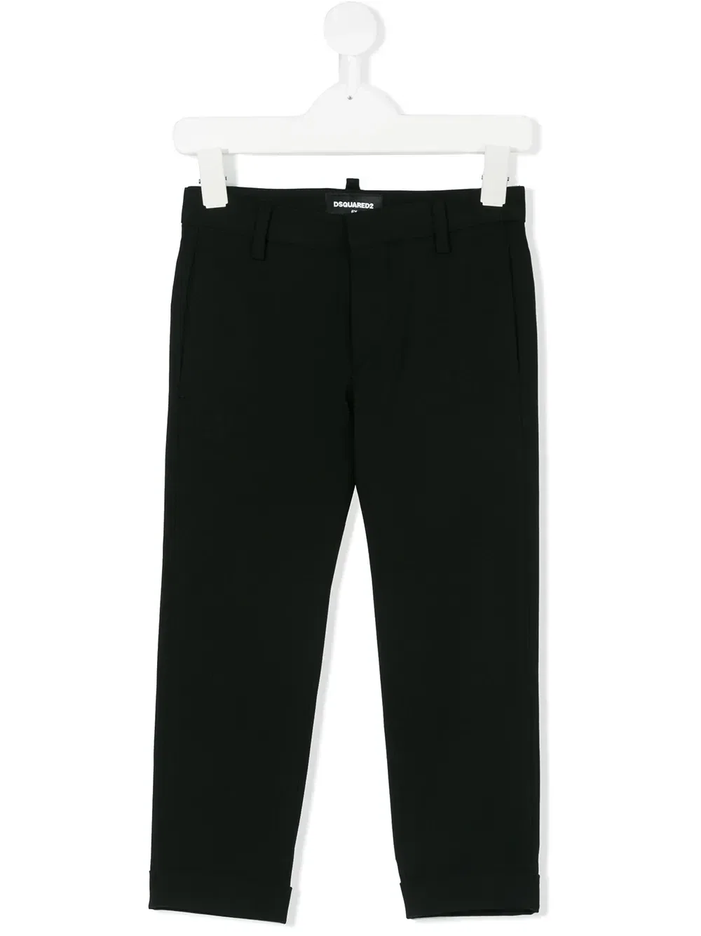 Брюки прямого кроя Dsquared2 Kids, черный