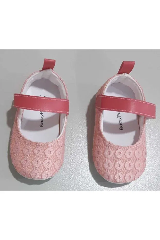 Детские балетки для девочек с вышивкой Sönmez Baby, Pup Mouth — фото 2