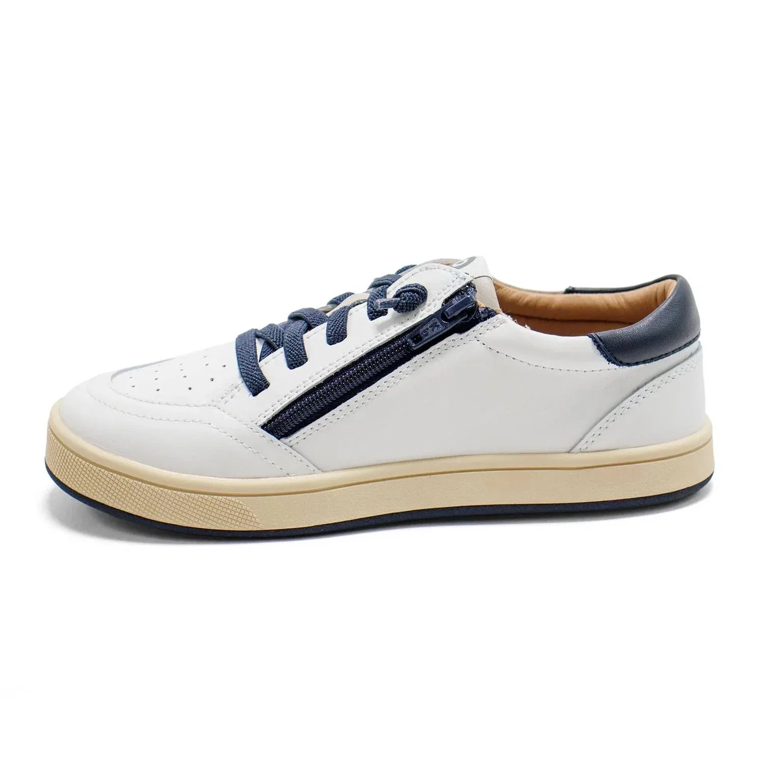 Детские кроссовки низкие с перфорацией Platinum Runner Low Top Sneaker Old Soles, Snow — фото 2