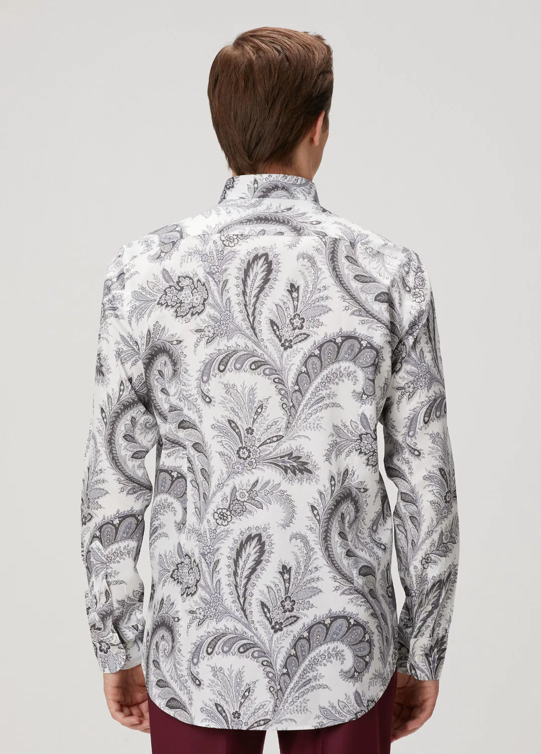 Рубашка этнический принт Etro, white — фото 4