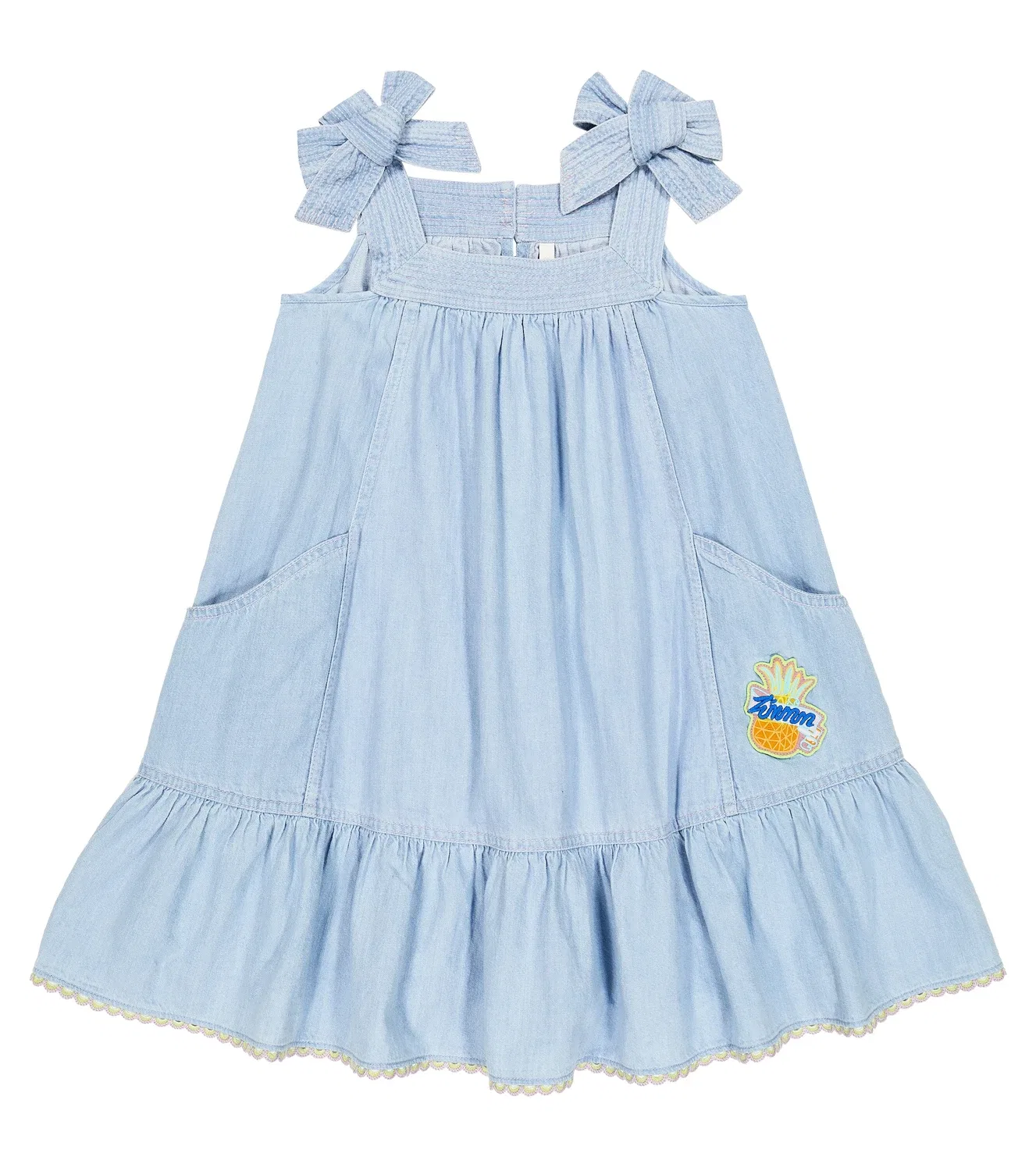 Платье джинсовое Halcyon Zimmermann Kids, синий