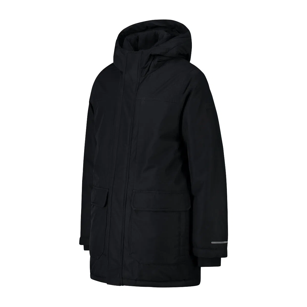 Детская куртка с капюшоном CMP KID JACKET LONG FIX HOOD, Schwarz — фото 3