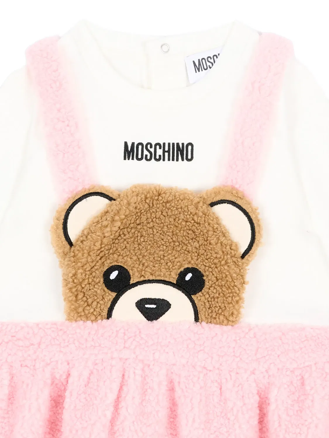 Платье с медвежонком, белое Moschino, белый — фото 2