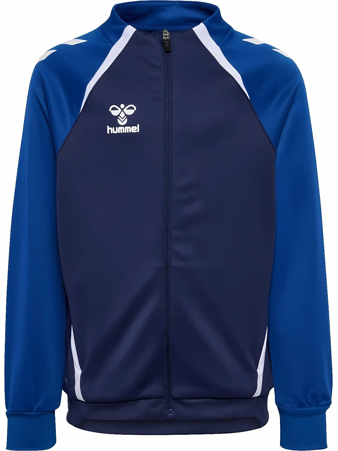 Тренировочная куртка детская на молнии Lead 2.0 Track Zip Jacket Hummel, синий — фото 2