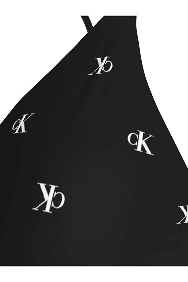 Женский бюстгальтер-бралетт с V-образным вырезом Calvin Klein, Black — фото 2