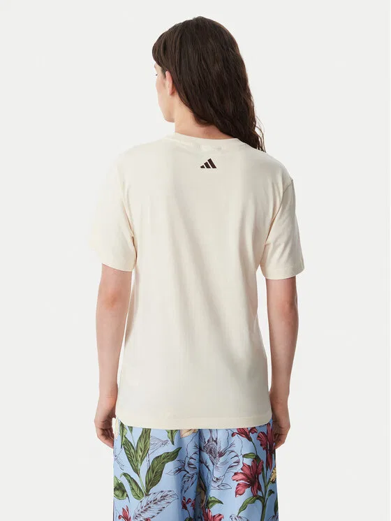 Футболка regular fit Fram Rio Graphic Adidas, кремовый — фото 3