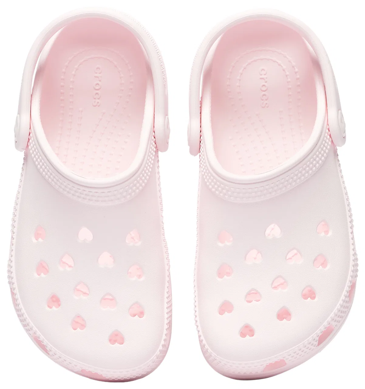 Детские сабо для девочек Classic Hearts Cut Out, Crocs, Bubble Ice Bubble Ice — фото 4