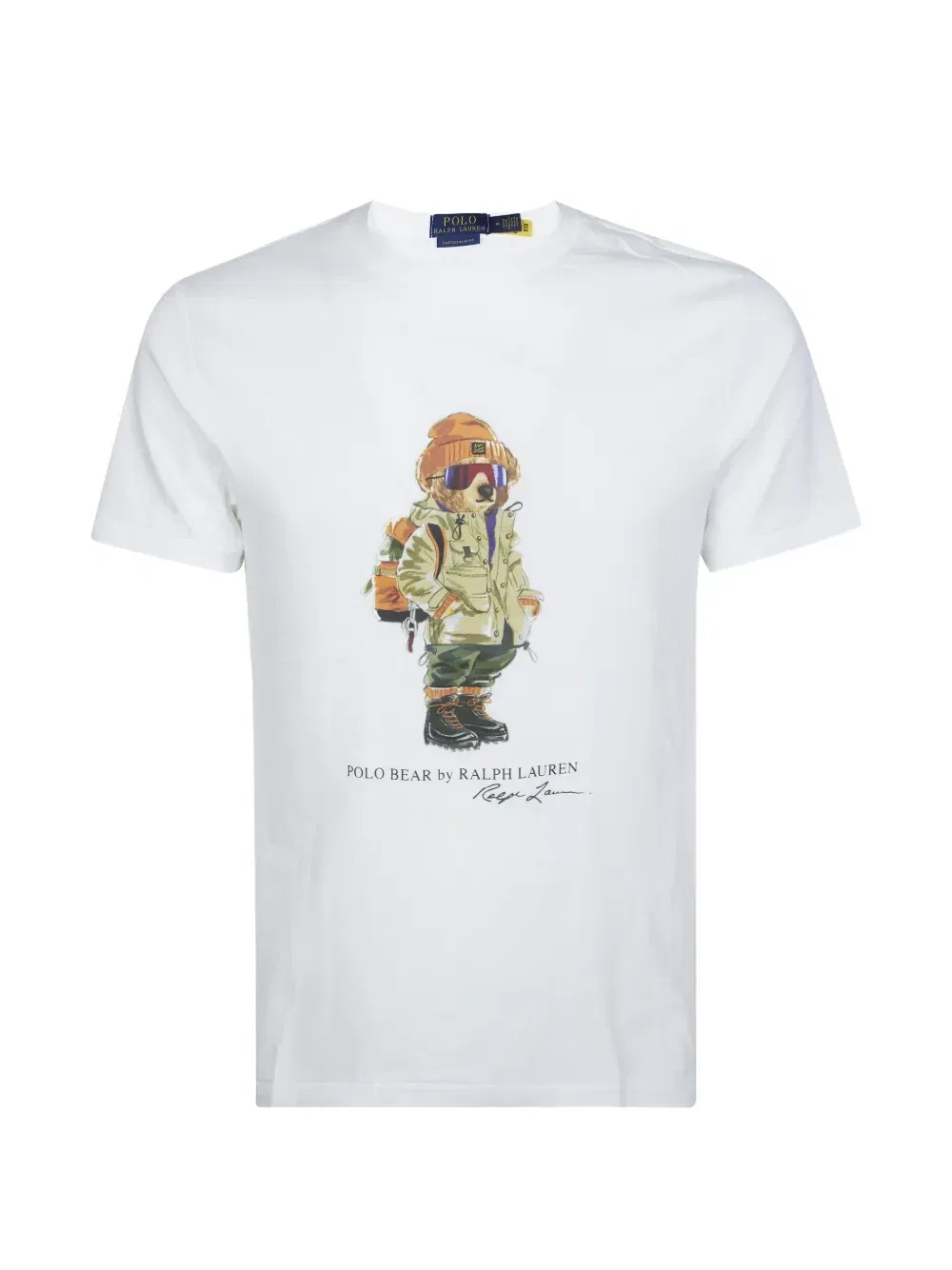 Футболка из джерси Polo Bear классического кроя POLO RALPH LAUREN, белый