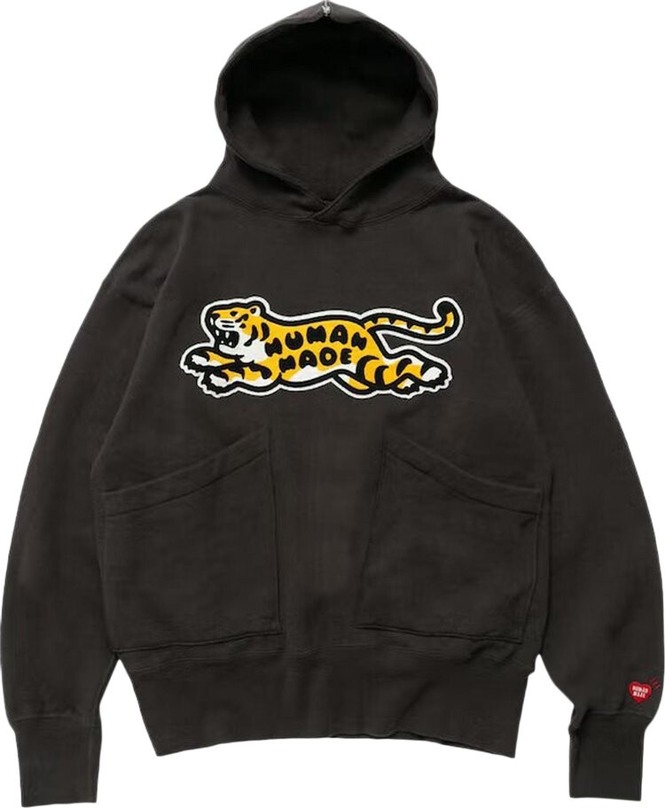 

Худи Human Made Tiger Tsuriami Hoodie 'Black', черный