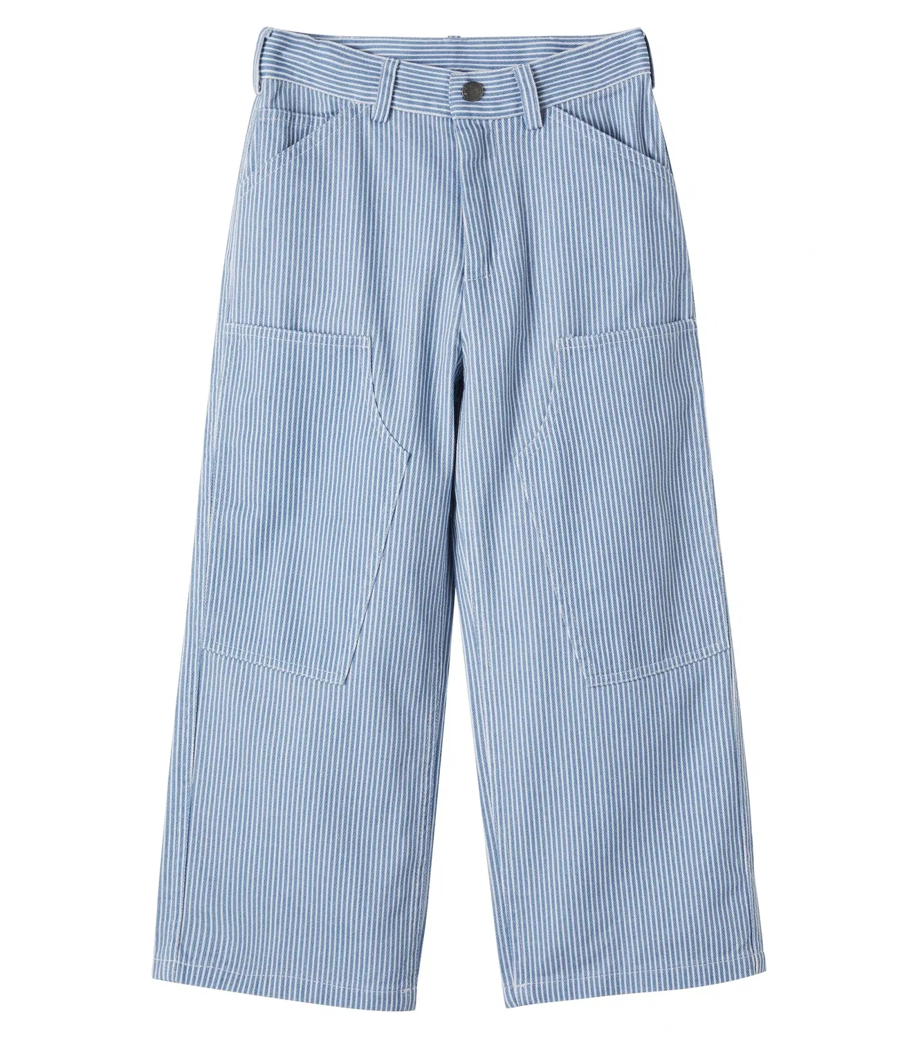 Джинсы в полоску Stella Mccartney Kids, синий