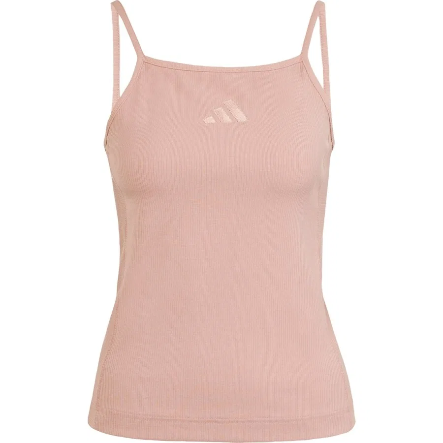 Женский топ-майка adidas Sportswear ALL SZN Rib, Оранжевый — фото 3
