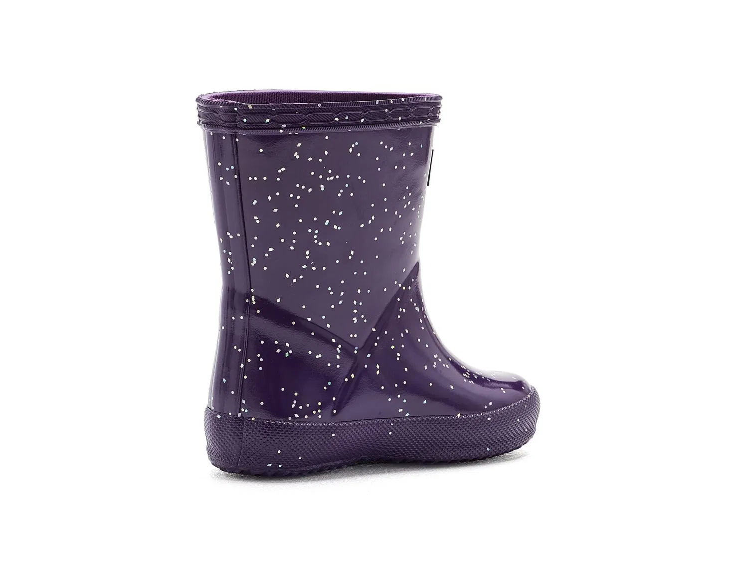 Ботинки First Giant Glitter (для малышей и маленьких детей) Hunter Kids, Dark Purple Glitter — фото 4