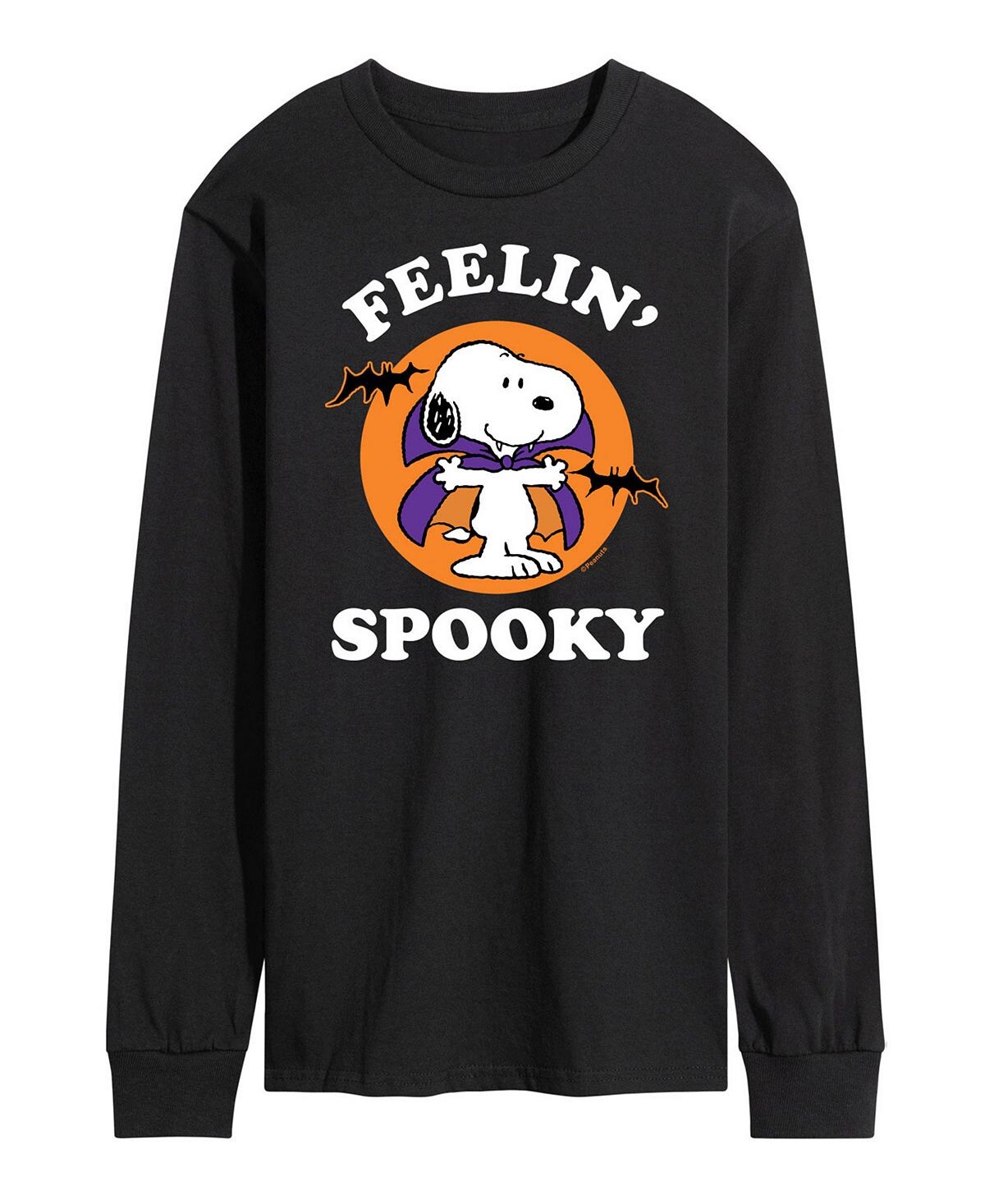 

Мужская футболка peanuts feelin' spooky AIRWAVES, черный