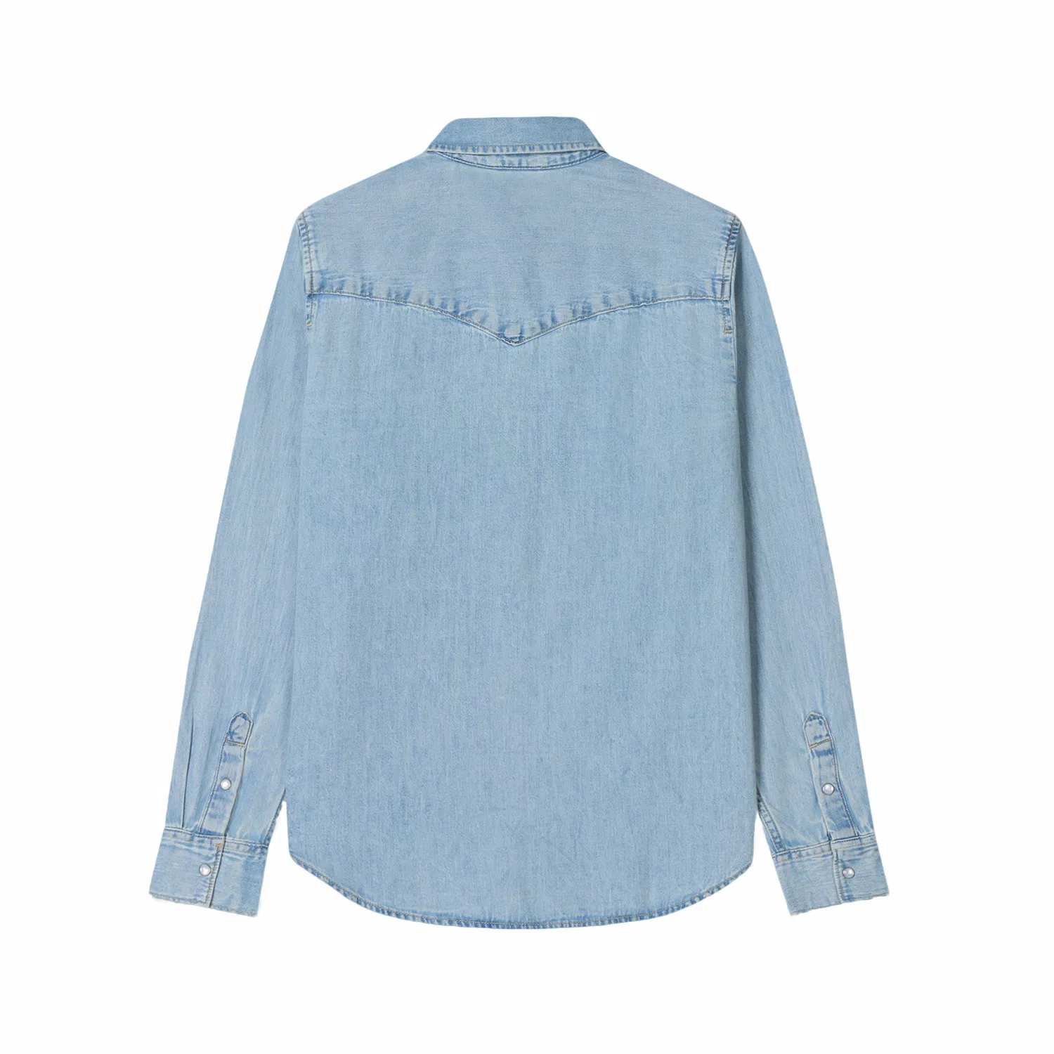 Женская рубашка джинсовая Levi's, Light Blue — фото 3
