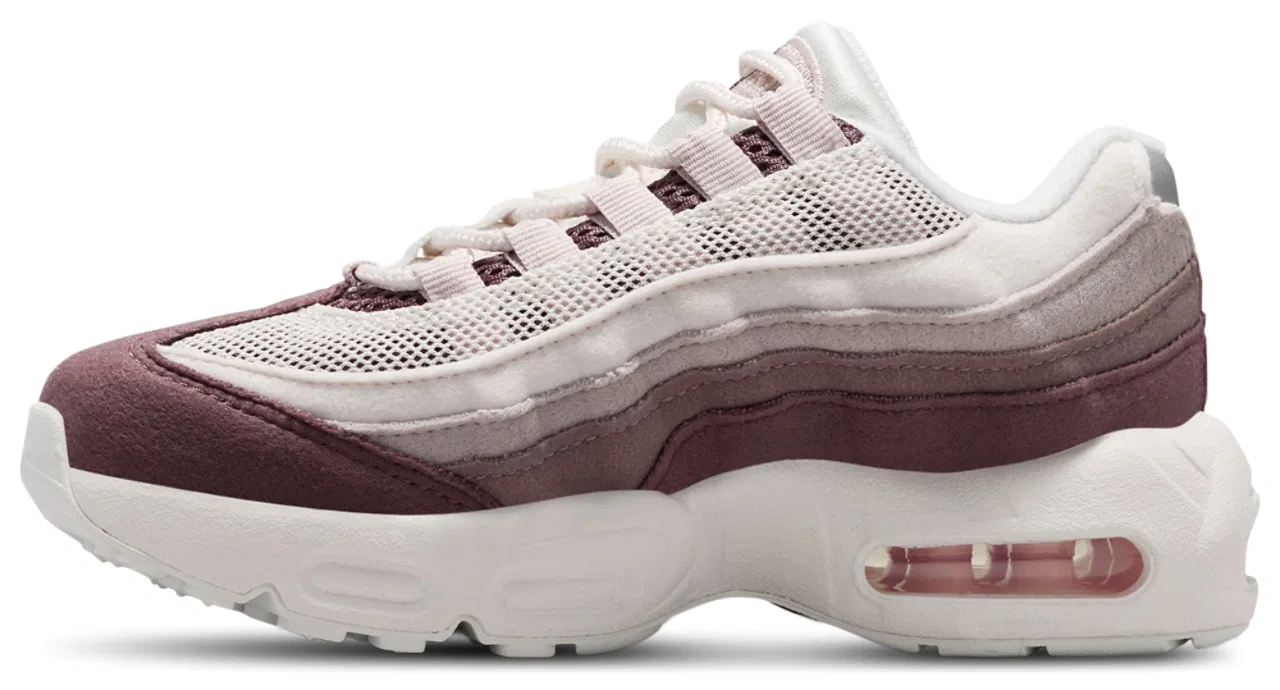 Кроссовки для девочек Air Max 95 Nike, цвет Phantom/Red Silt — фото 2