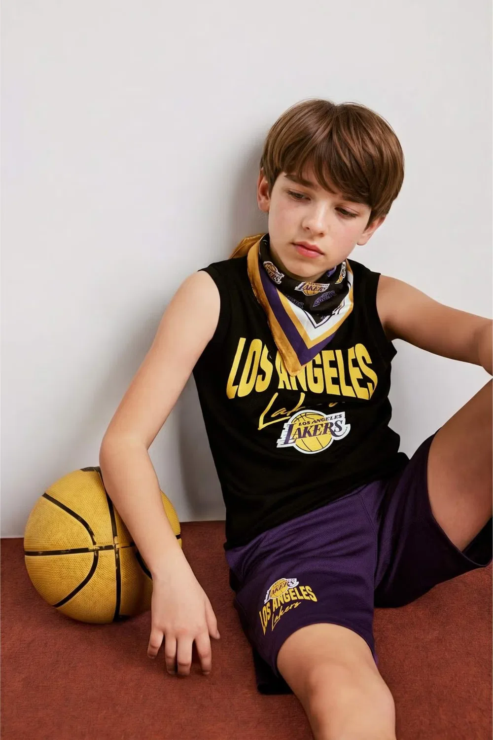 Майка без рукавов с принтом NBA Los Angeles Lakers Defacto, черный