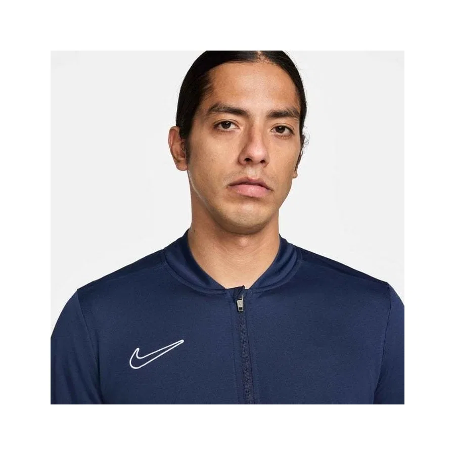 Мужская тренировочная куртка с полузамком и длинным рукавом Nike Dri-FIT Academy 25, Midnight Navy — фото 4