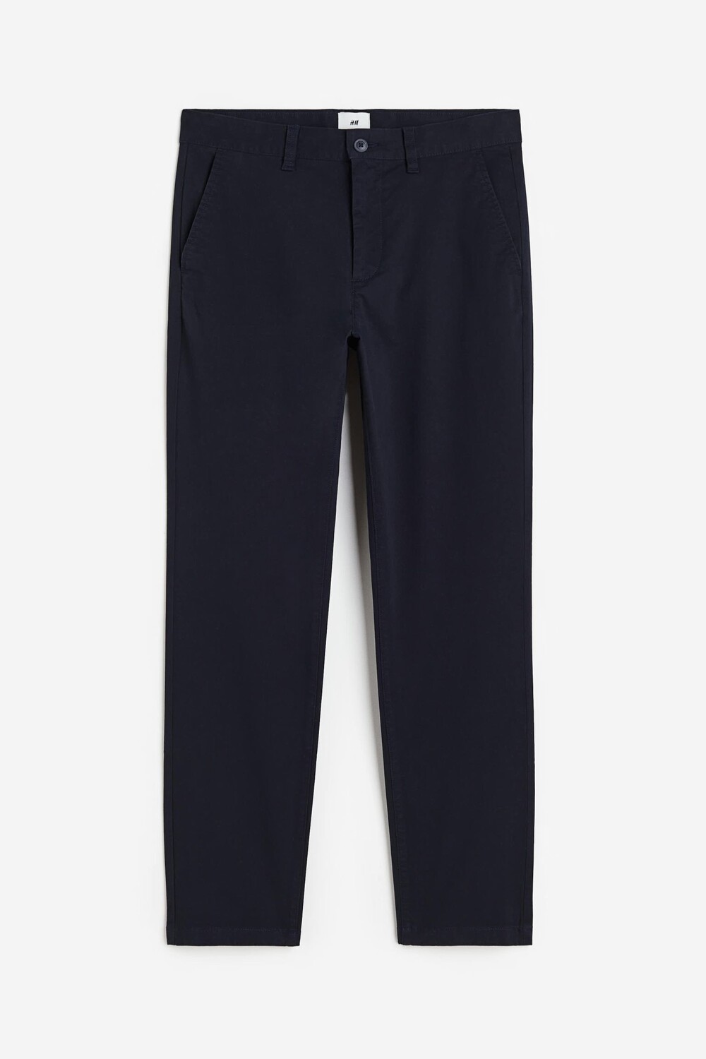 

Брюки H&M Slim Fit Cotton, темно-синий