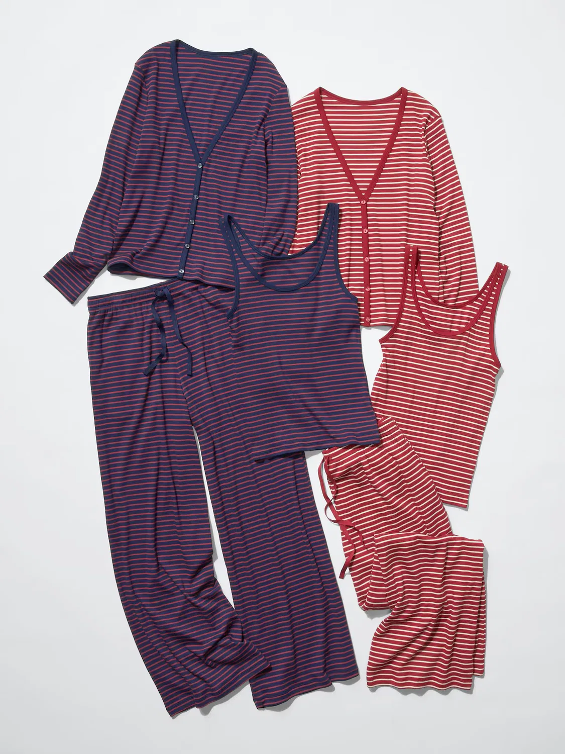 Брюки Uniqlo, широкие, темно-синий — фото 2