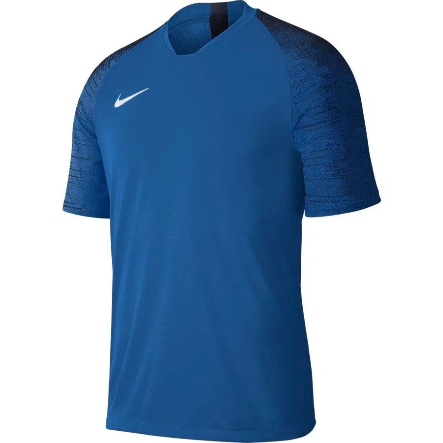 Футболка футбольная с длинным рукавом Nike Dri-FIT Striker Jsy Ss AJ1018-463, Сине-черный — фото 2