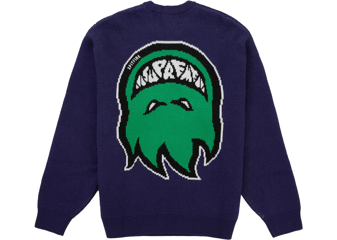 Мужской свитер с длинным рукавом Supreme Spitfire Sweater, Navy