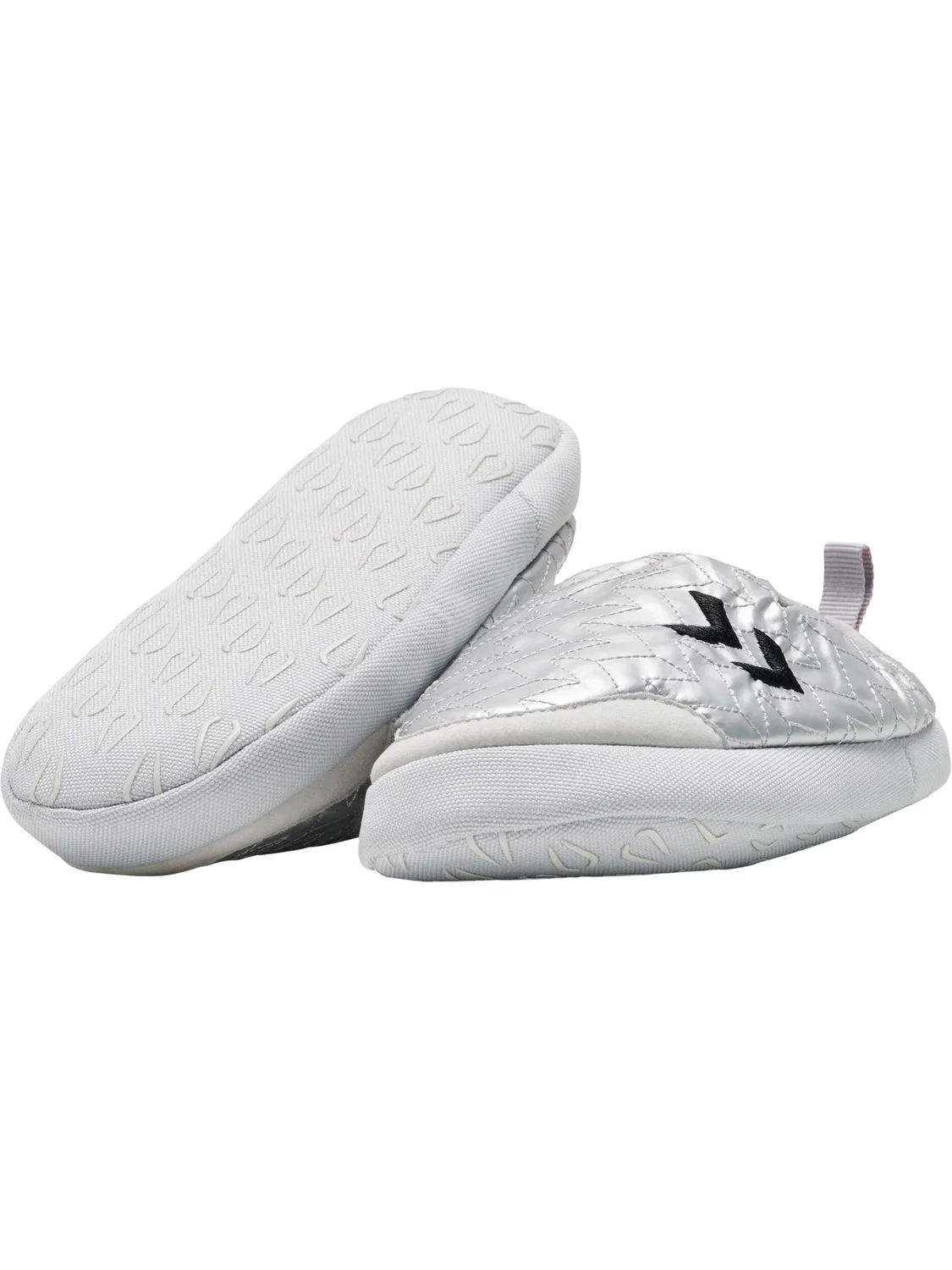 Детские тапочки с эластичным краем Junior Slipper Hummel, Silver — фото 4