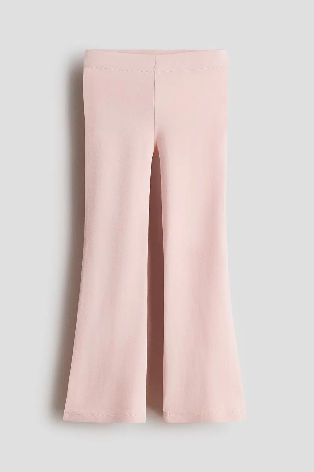 Расклешенные хлопковые леггинсы H&M, Puderrosa