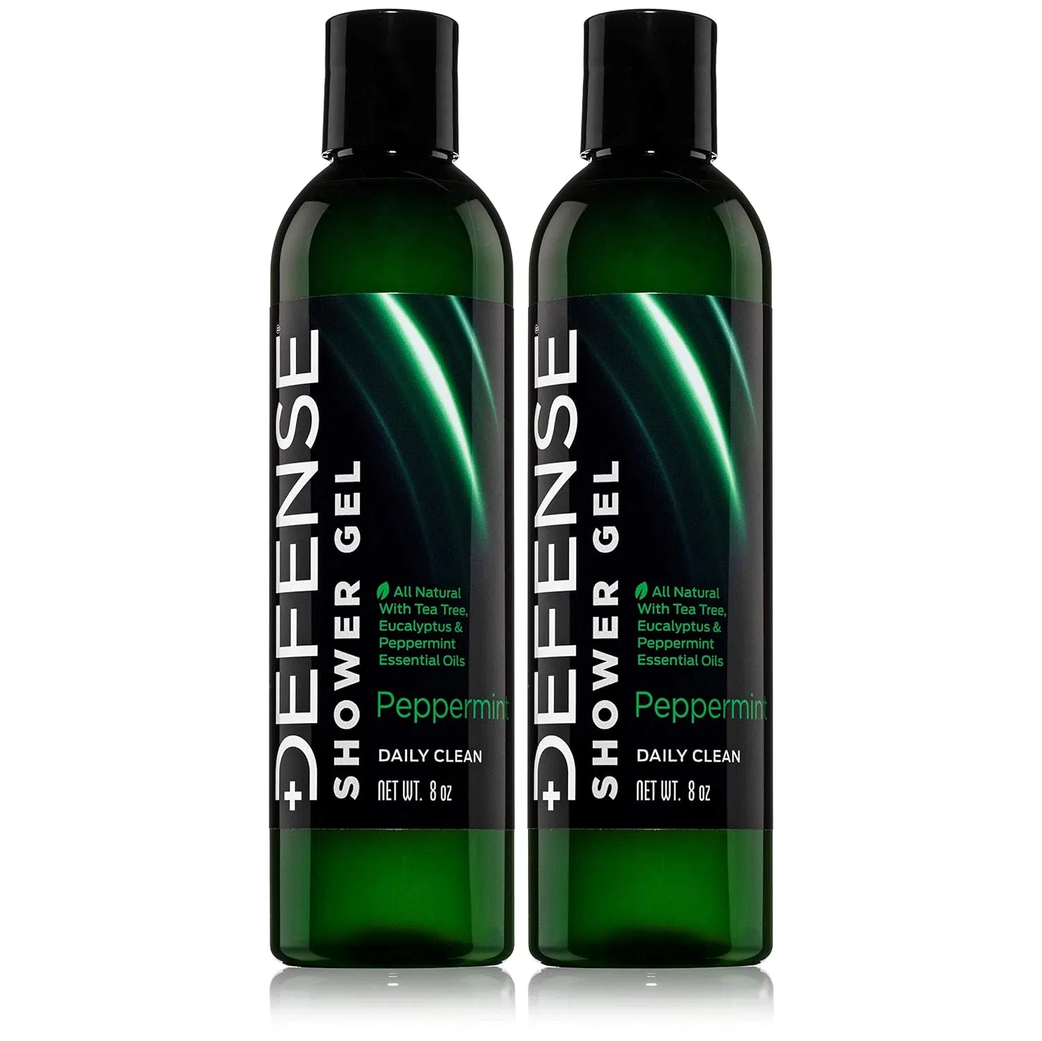 Гель для душа Peppermint Body Wash, Defense Soap, набор 2 шт, 473 мл