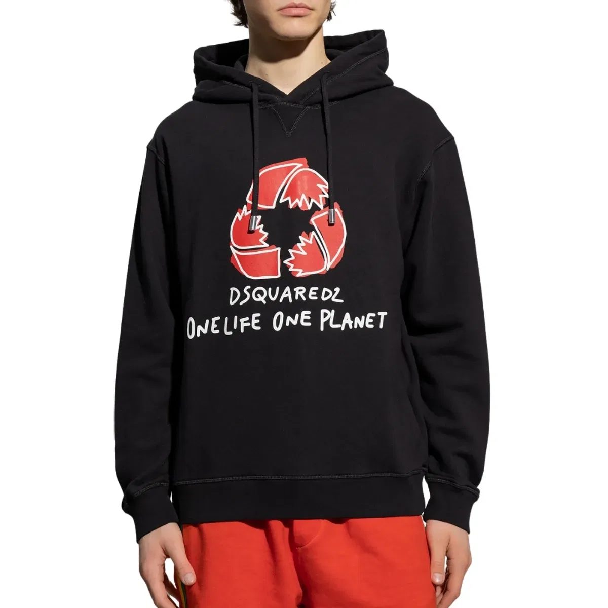 Худи One Life One Planet Dsquared2, Black — фото 3