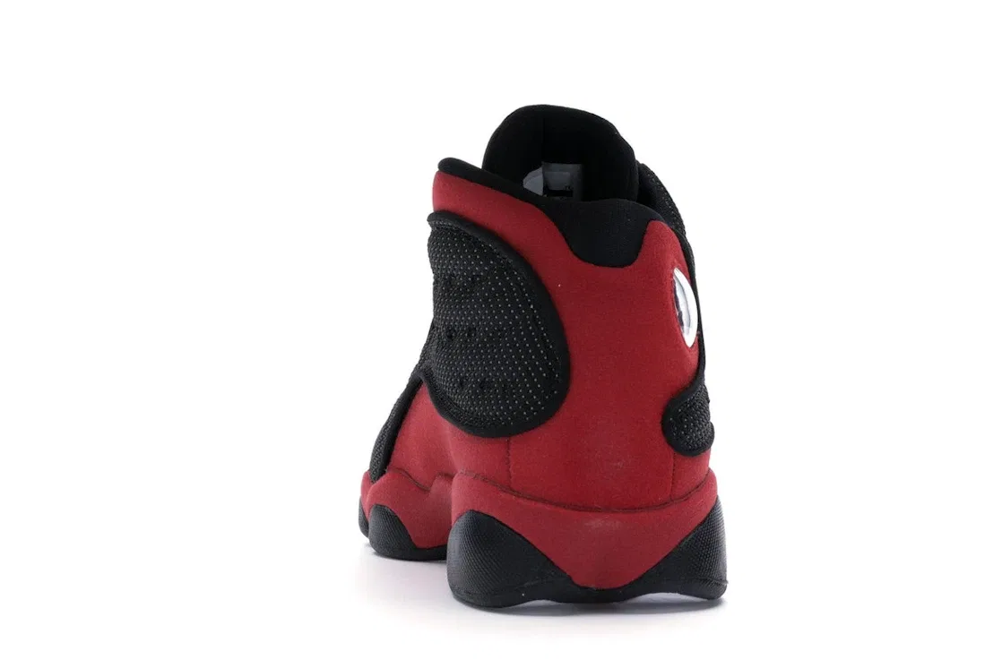 Детские кроссовки Lifestyle с отражающей сеткой Jordan 13 Retro, Black/True Red-White — фото 4
