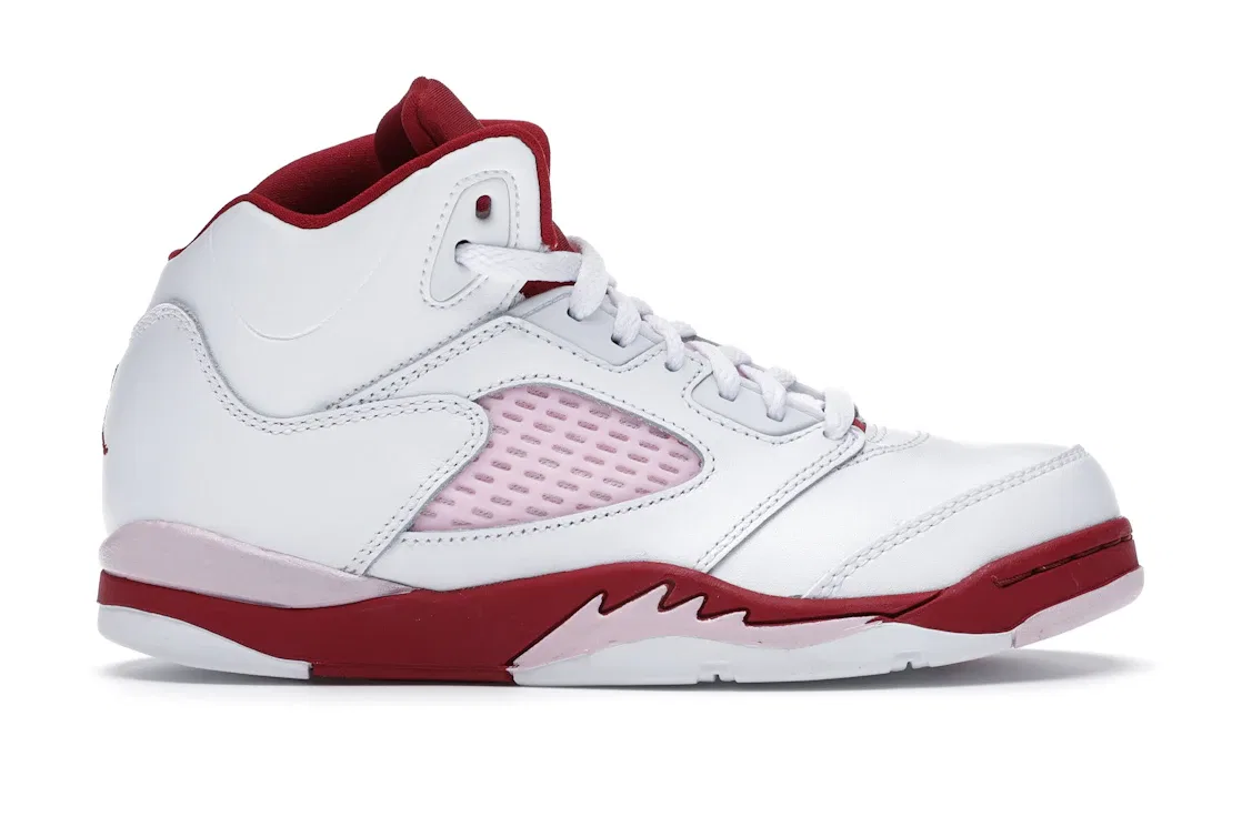 Детские кроссовки Lifestyle Jordan 5 Retro Jordan, White Pink Foam Gym Red