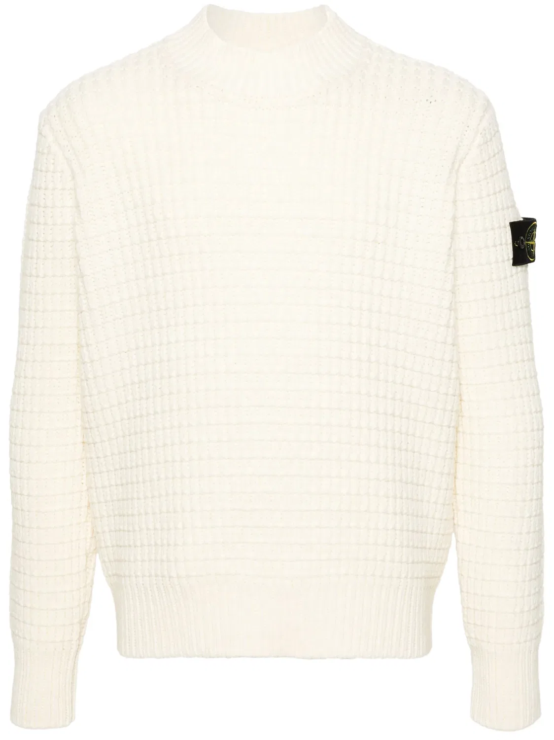 Джемпер Compass-Badge 3D-Knit Stone Island, белый