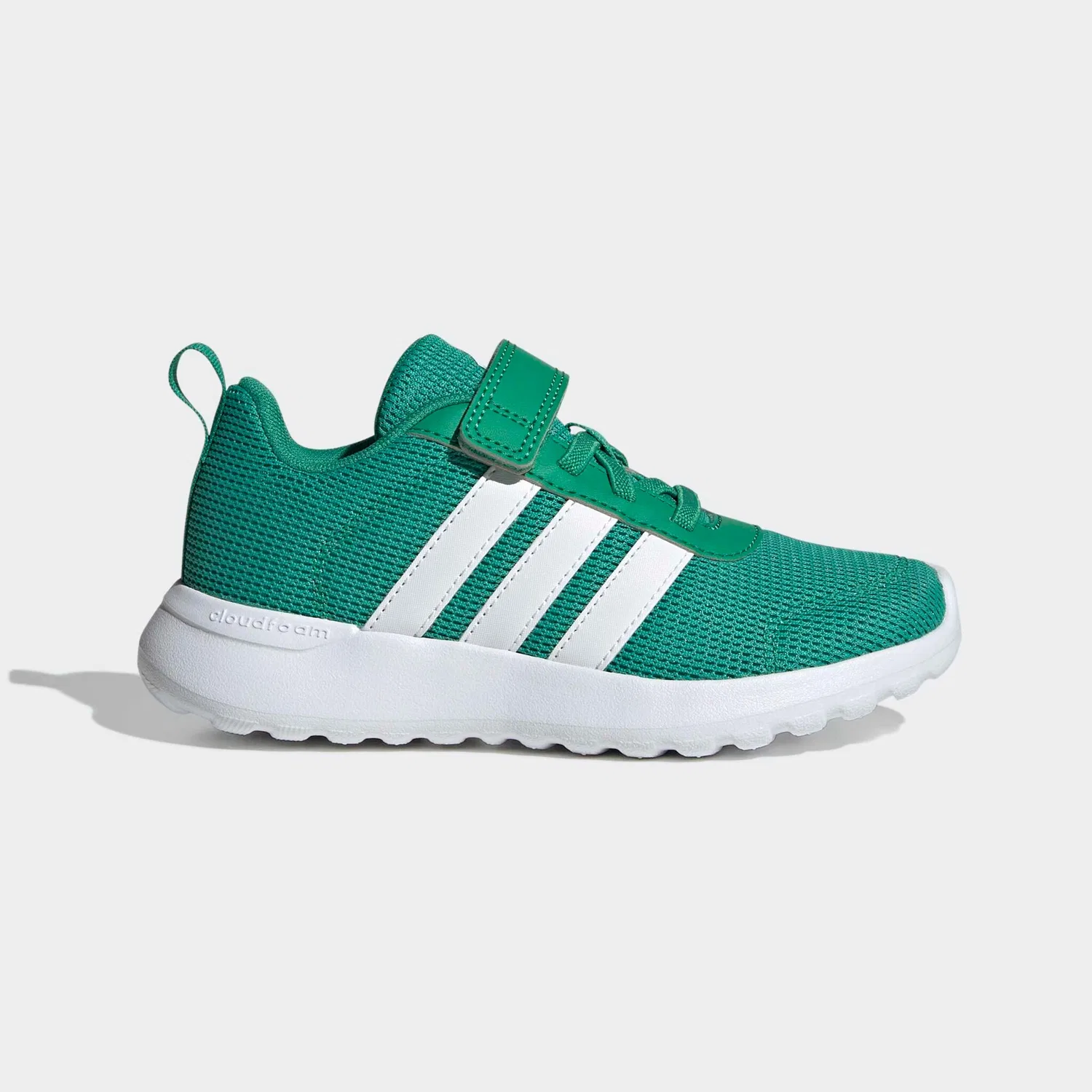 Детские кроссовки на шнурках с липучкой Adidas Sportswear, Court Green/White/Court Green — фото 2