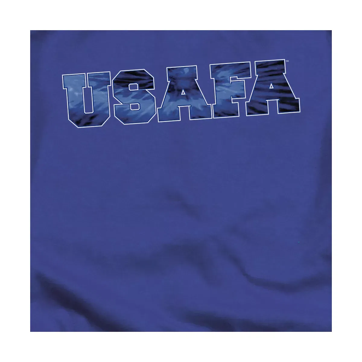 Детское боди-комбинезон с принтом Tie-Dye U.S. Air Force Academy, NCAA, Royal Blue — фото 2