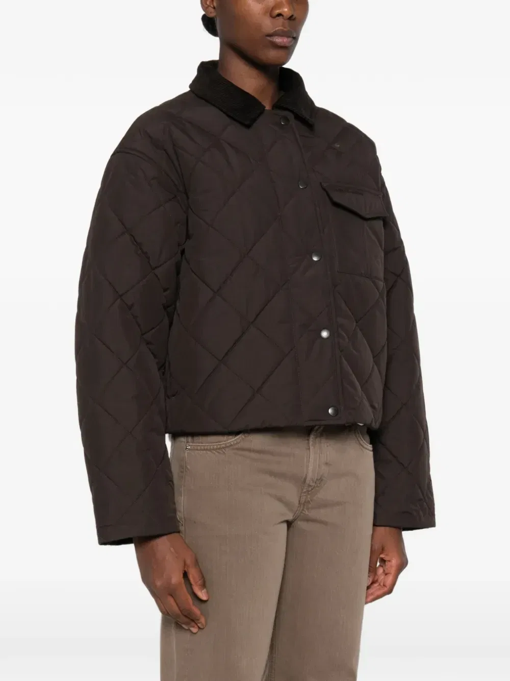 Куртка Terra с ромбовидной стежкой Canada Goose, коричневый — фото 3